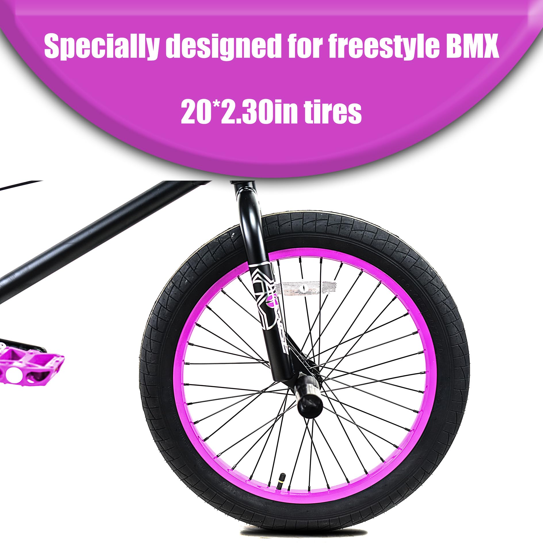 Amazon | 20インチBMXバイクバイクトライアル、スタントアクション自由